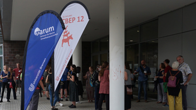 Mit einem Icebreaker am MARUM wurde die CBEP eröffnet. Bis zum 26. August kommende Forschende aus 18 Ländern an der Uni Bremen zusammen. Foto: MARUM - Zentrum für marine Umweltwissenschaften, Universität Bremen