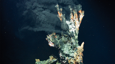 Hydrothermal vent. Photo: MARUM/ Uni Bremen