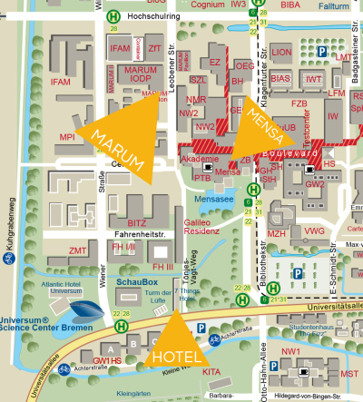 Map of the area. 