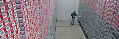The reefer of the IODP Bremen Core Repository, photo credit: Albert Gerdes/MARUM