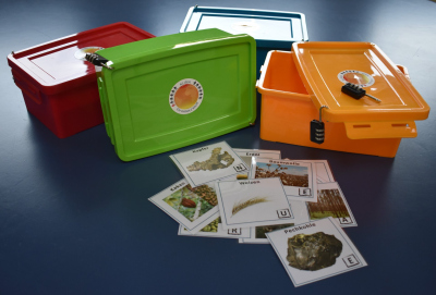 Stationsboxen der Klima-Rallye