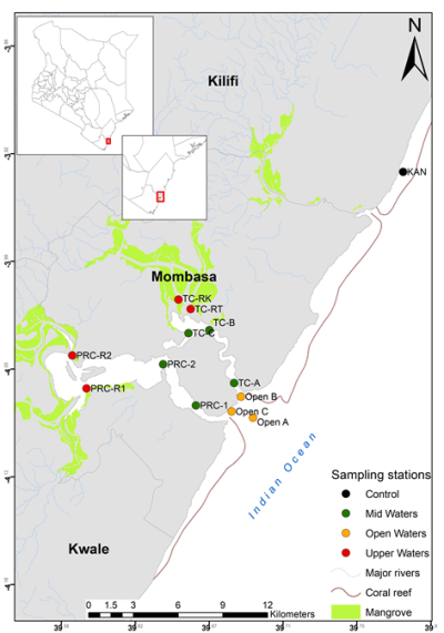 map of the study area