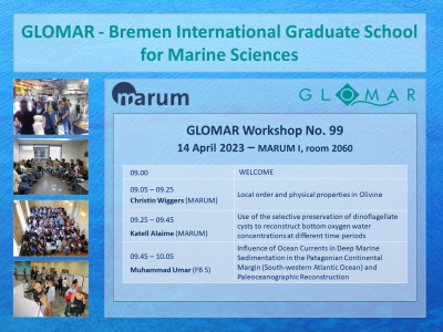 Programme GLOMAR Workshop No. 99, page 1