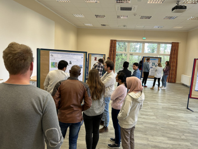 people at the poster session