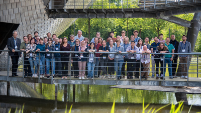 Group picture of the researchers of the DFG Priority Program "Tropical Climate Variability & Coral Reefs. They are meeting this week at the University of Bremen. Photo: MARUM; V. Diekamp