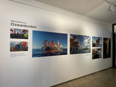 Fotoausstellung "Expedition zum Ozeanboden" im Haus der Wissenschaft Bremen. Foto: MARUM – Zentrum für Marine Umweltwissenschaften; V. Diekamp