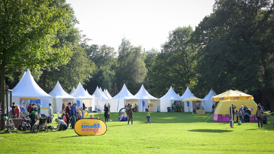 An drei Tagen ist die Explore Science im Bürgerpark geöffnet: Vom 31. August bis zum 2. September. Foto: Klaus Tschira Stiftungira 