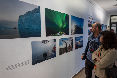 Ausstellungseröffnung im Haus der Wissenschaft. Foto: MARUM – Zentrum für Marine Umweltwissenschaften, V. Diekamp