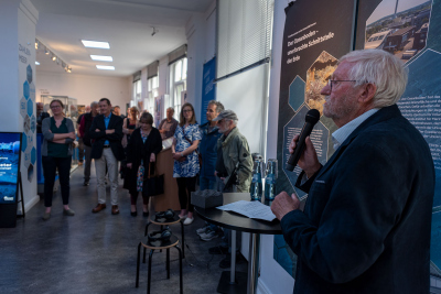 Ausstellungseröffnung im Haus der Wissenschaft. Foto: MARUM – Zentrum für Marine Umweltwissenschaften, V. Diekamp
