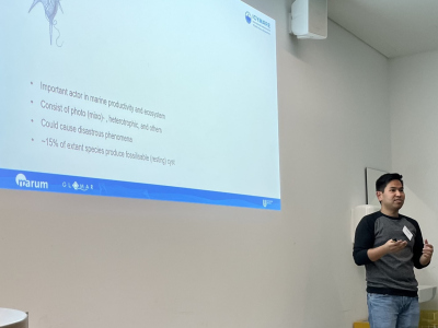 Eldo giving a presentation