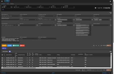 mdis389 lithology input form