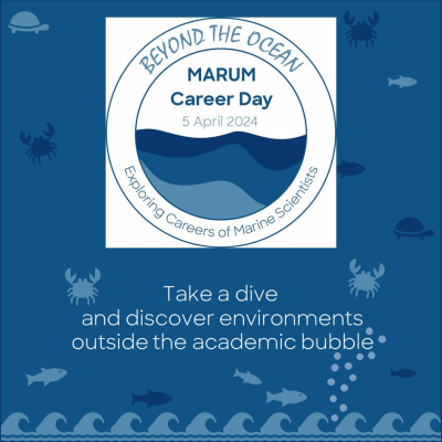 logo and main idea of the MARUM Career Day
