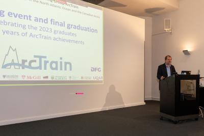 Speaker of the graduate training group Michal Kuchera. Photo: MARUM - Center for Marine Environmental Sciences, University of Bremen; Simon Wett