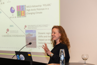 Alumni give an insight into where their journey took them after graduating from ArcTrain. Photo: MARUM - Center for Marine Environmental Sciences, University of Bremen; Simon Wett