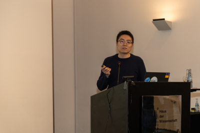 The graduates of 2023 present their research. Photo: MARUM - Center for Marine Environmental Sciences, University of Bremen; Simon Wett