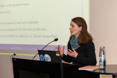 The graduates of 2023 present their research. Photo: MARUM - Center for Marine Environmental Sciences, University of Bremen; Simon Wett