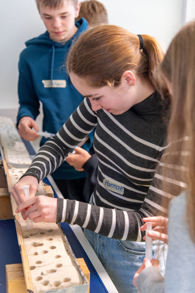 Zukunftstag im MARUM UNISchullabor. Foto: MARUM – Zentrum für Marine Umweltwissenschaften der Universität Bremen; V. Diekamp