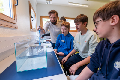 Zukunftstag im MARUM UNISchullabor. Foto: MARUM – Zentrum für Marine Umweltwissenschaften der Universität Bremen; V. Diekamp