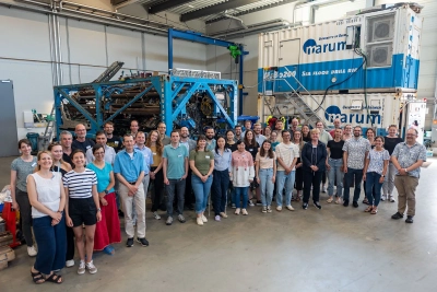 Group Picture OFS24. Photo: MARUM – Center for Marine Environmental Sciences, University of Bremen; V. Diekamp