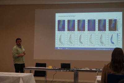 Andrés Castillo Llarena during his presentation