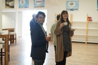 f.l.t.r. Palash Kumawat and Janina Groninga