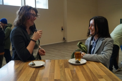 f.l.t.r. Rianne van Kaam and Emma Bavoux