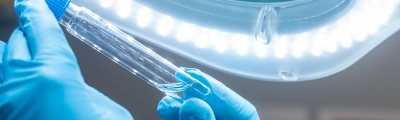 Laborprobe; Foto: MARUM – Zentrum für Marine Umweltwissenschaften, Universität Bremen; V. Diekamp