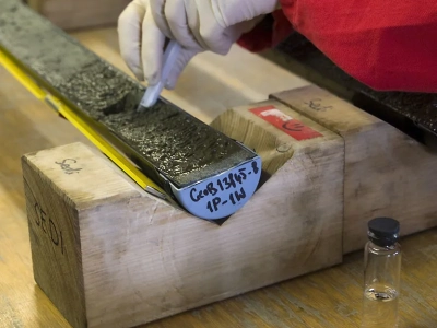 core sampling