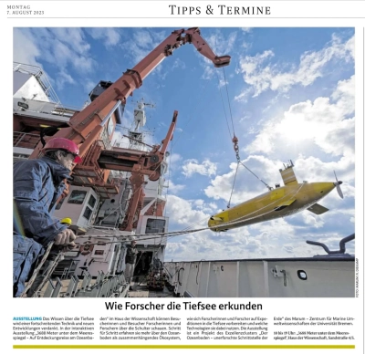 Foto im Weserkurier
