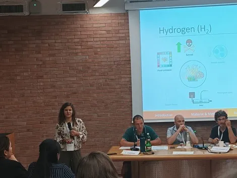 Selma during her presentation