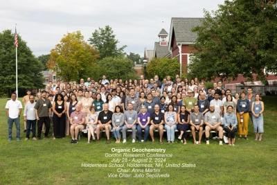 Group photo with the participants of Organic Geochemistry GRC 2024