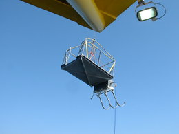 FINO-Docking station bei der Installation
