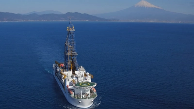 Das japanische Bohrschiff CHIKYU. Foto: JAMSTEC/IODP3