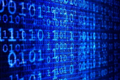 blue Python code on black screen
