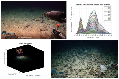 Eindrücke vom Arbeiten mit einem Tiefseeroboter. Foto: Elena Schiller/ROV MARUM-SQUID, MARUM – Zentrum für Marine Umweltwissenschaften, Universität Bremen
