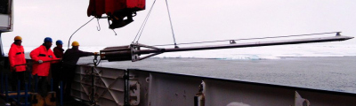 Heat Flow lance during Arctic expedition PS86 (source: PS86 cruise report)