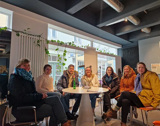Networking bei Kaffee