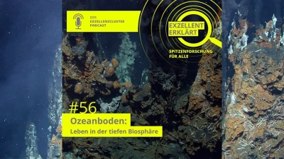 Folgenbild der neusten Podcast-Folge „Exzellent erklärt – Spitzenforschung für alle“ mit dem Titel „Leben in der tiefen Biosphäre“. Foto: MARUM – Zentrum für Marine Umweltwissenschaften, Universität Bremen