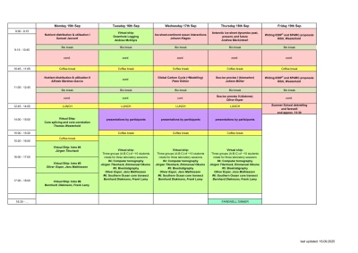 ESS2025 programme week 2