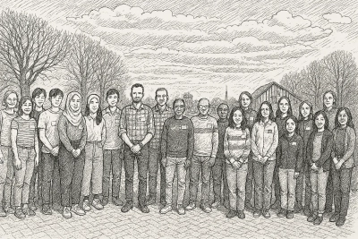 group photo generated with ChatGPT