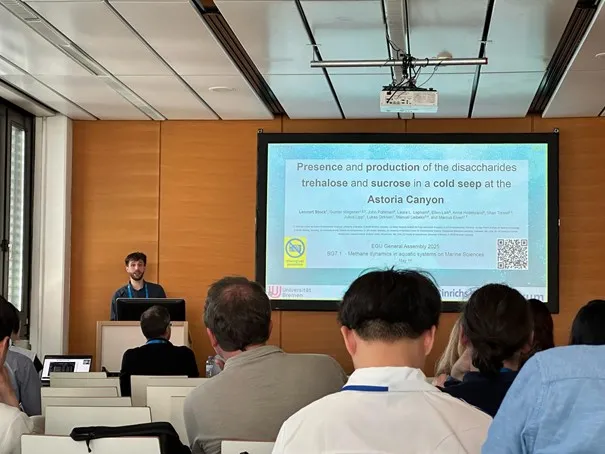 Lennart Stock during his presentation