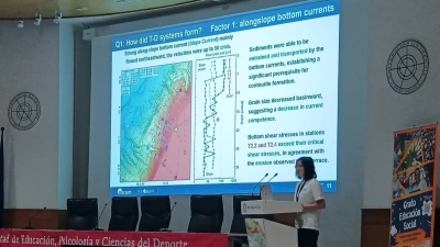 Ling Wang presented her research in the 38th IAS Meeting