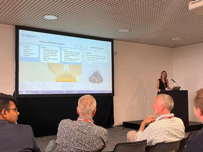 Joely Maak during her presentation