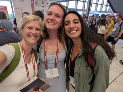 Group photo of Desiree Roerding, Joely Maak and Eirini Anagnostou