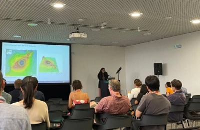 Eirini Anagnostou during her presentation
