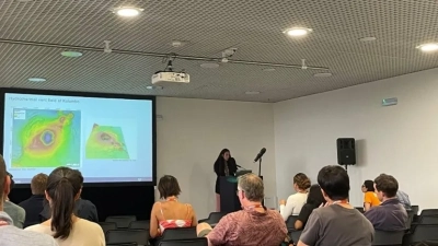 Eirini Anagnostou during her presentation