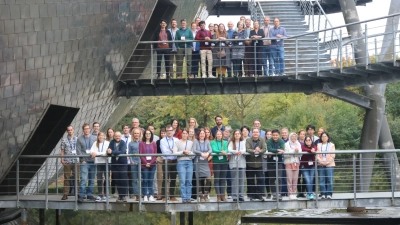 Group photo of participants in the Status Seminar on the bridge of the Universum Science Center. Photo: MARUM – Center for Marine Environmental Sciences, University of Bremen. L. Roy