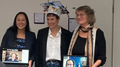 f.l.t.r. Prof. Dr. Marie Fujitani, Lol Dahlet, PD Dr. Marion Glaser
