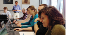 Course on time-series analysis; Photo: MARUM