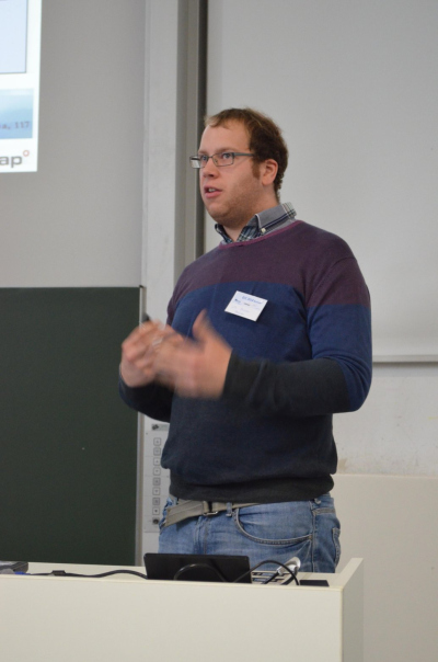William Brocas presenting MARUM
